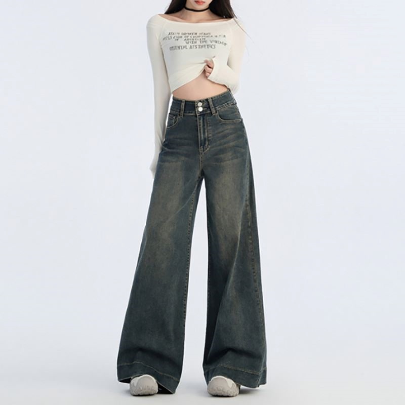 Clearance Sale on Foreign Trade Goods, Off-Season Free Shipping, Bargain Deals, Affordable White Straight-Leg Jeans for Women with Pear-Shaped Body Shape, Autumn Collection Clearance Sale on Foreign Trade Goods, Off-Season Free Shipping, Bargain Deals, Affordable White Straight-Leg Jeans for Women with Pear-Shaped Body Shape, Autumn Collection