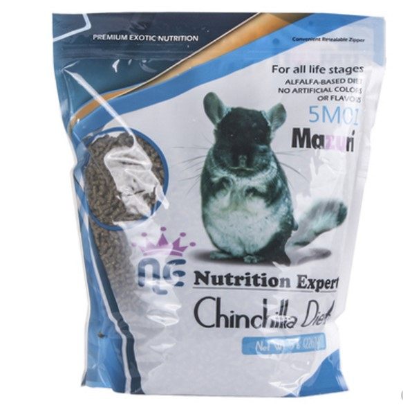 Spot MAZURI Hong Kong version MAZURI Chinchilla Food Main food Mazuri Chinchilla food 1 lb*5=5 lb 5lb