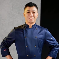 Синий лонгслив