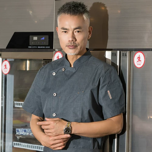 Tesme Hotel Высококачественный шеф-повара Рабочая одежда с коротки