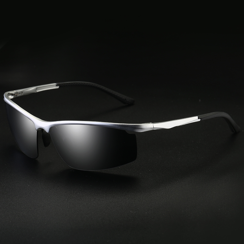 Fashion new aluminum magnesium driving polarized sunglasses male HD driving glasses riding outdoor sports fishing sunglasses