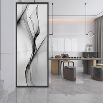 Customized decorative art glass frosted translucent home living room screen entry entrance bathroom blocking partition wall