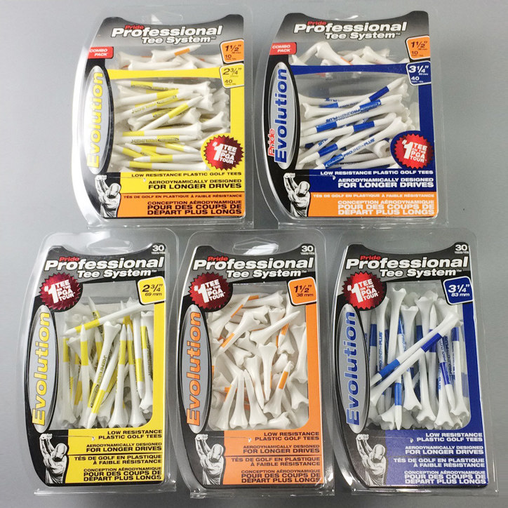 Pride Golf Tee Accessories PGA TEE Professional reduction of resistance further and more accurate to the ball