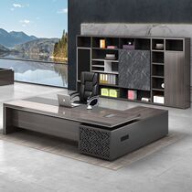Office table and chair combination boss table boss desk President big bantai new Chinese style simple modern office furniture