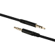마이크 오디오 케이블이있는 자동차 보조 1.4 미터 자동차 3.5mm 휴대 전화 자동차 스피커 헤드 장착 범용 케이블