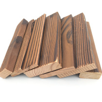 Carbonized wood anti-corrosion wood outdoor indoor store decoration Imported wood solid wood factory direct sales 40*40