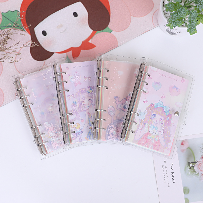 Girls Handbook square drypage notebook Xiaoxinjie cute children college birthdiary simple in wind