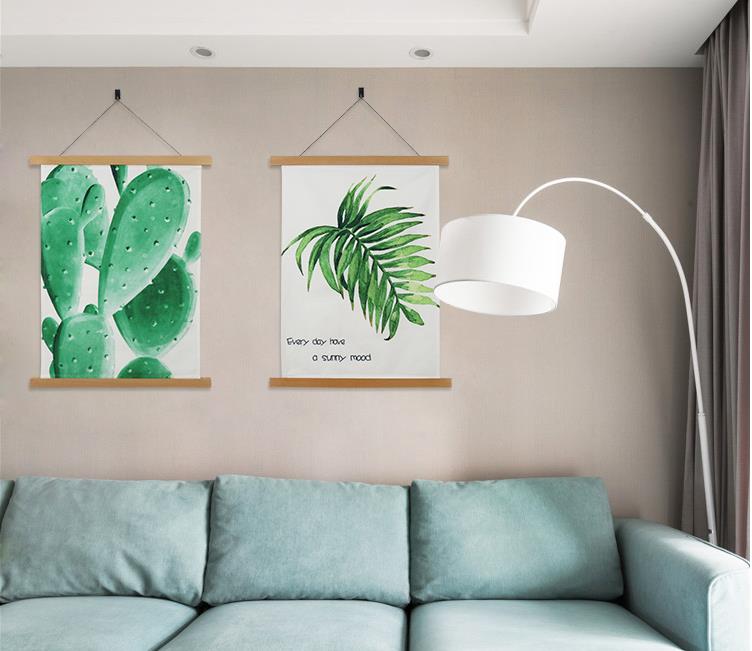 Bắc Âu in vải sơn đầu giường trang trí bức tranh sofa tường treo tấm thảm tấm thảm mét hộp che chắn vải tùy chỉnh - Tapestry thảm decor vintage