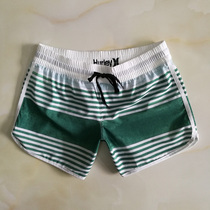 Quick-dry loose beach pants couples set flat corner swimming trunks women seaside holiday shorts hot spring swimming pants flower pants