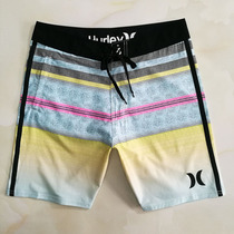 Foreign trade quick-drying elastic beach pants mens large size seaside surf pants hot spring swimming trunks fashion casual five-point pants