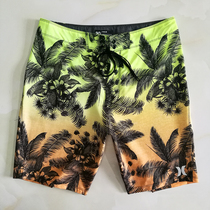 hurley mens beach pants quick-dry surf diving shorts seaside resort swimming trunks fitness competition pants