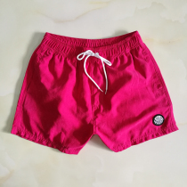 Wave Meishi mens sports shorts large size beach pants summer swimming trunks rose red loose fitness intranet three-point pants