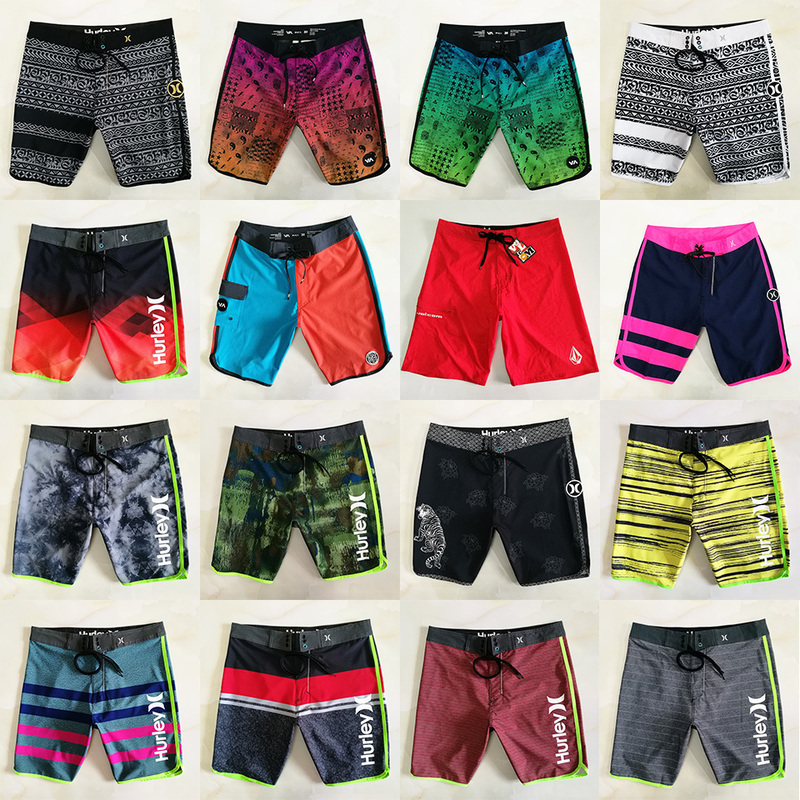 Langmeishi Original Men's Quick-Drying Beach Shorts, Large Size Seaside Surfing Shorts, Hot Spring Swimming Shorts, Loose Five-Point Shorts
