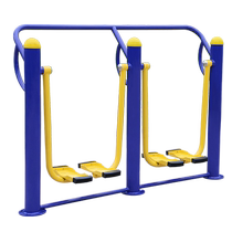 Outdoor fitness equipment double swing outdoor path childrens facilities park community fitness equipment