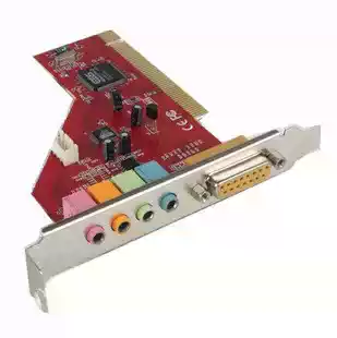 High-quality host computer PCI sound card Desktop computer built-in chip 1938 independent new generation drive-free red board sound card