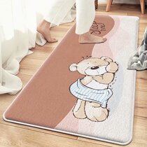 Comfort Imitation Cashmere Bedroom Bedside Carpet Ground Mat Water Washable Machine Wash Without Falling Color Soft And Pro-Skin Anti-Slip Thickening