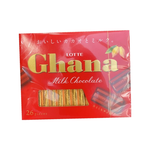 Spot Fast Hair Lotte Lotte Ghana Chocolate Red Plum Black и White Cocledendal Milk Chocolate 50G