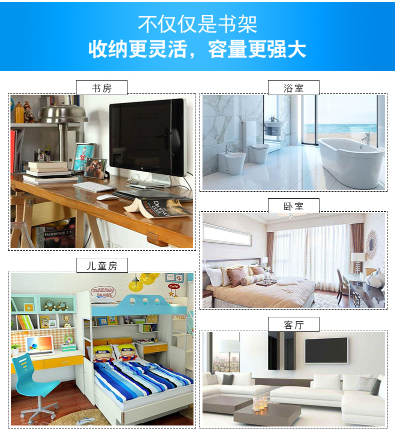 Giá sách đơn giản sàn bàn tủ sách giá đơn giản hiện đại sinh viên trẻ em sáng tạo cửa sổ lưu trữ tủ - Kệ kệ góc