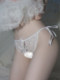 Evil Girl Sexy Lace Open-Crotch Thong Couple Women's Summer Temptation No-Removal Underwear Ultra-Thin Small Thong Panties