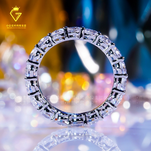 Платиновое модное обручальное кольцо подходит для мужчин и женщин, инкрустировано бриллиантами, белое золото 18 карат