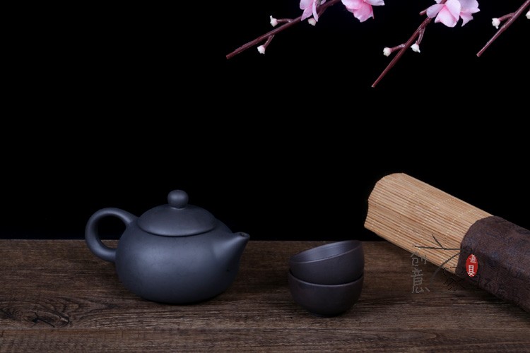 Ấm trà thủ công tinh khiết Xi Shi nồi Yi ấm trà ảnh đạo cụ gốm sứ đặt nhiếp ảnh bộ bong bóng nhỏ ấm trà bình trà