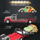 Children's mini alloy bluetooth remote control car flatbed trailer boy professional rc competition road rescue toy car