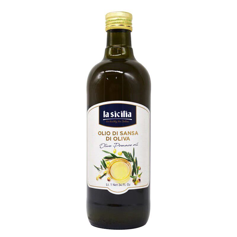 Special offer 1 bottle of spicy Sicilian olive oil 1L Italian imported refined oil pomace oil fried vegetable oil