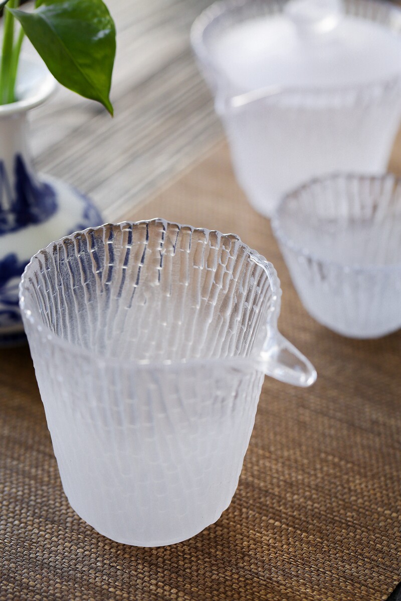 Ликер Cup 家用云雾玻璃小酒杯白酒杯酒壶酒盅小号一口杯烈酒杯日式酒具套装 Xin ya