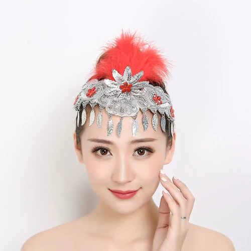 Аксессуар для волос, танцующие классические этнические блестки для ногтей с кисточками для танцевального шоу