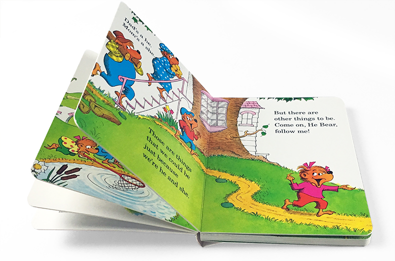英文原版Berenstain Bears 貝貝熊INSIDE OUTSIDE UPSIDE DOWN/OLD HAT NEW HAT/HE BEAR, SHE