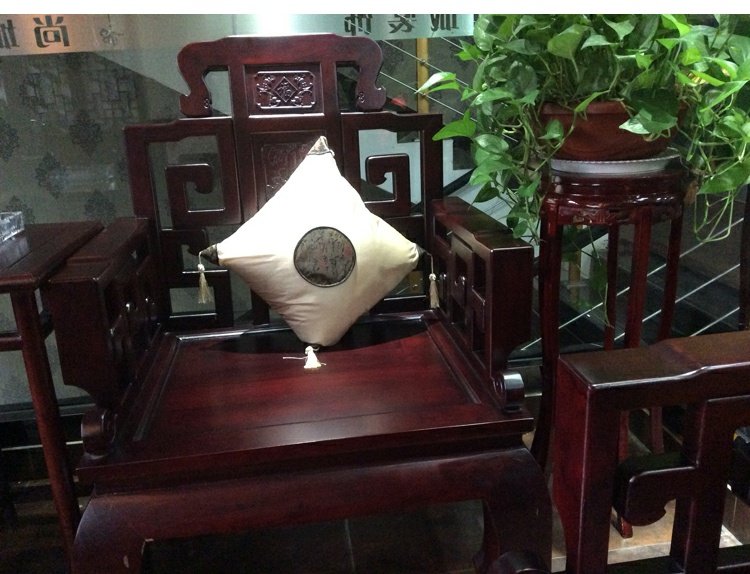 Ghế văn phòng siesta gối cưới đệm lưng gối đầu lõi đặt Trung Quốc gối gỗ gụ sofa gối tựa lưng trên giường
