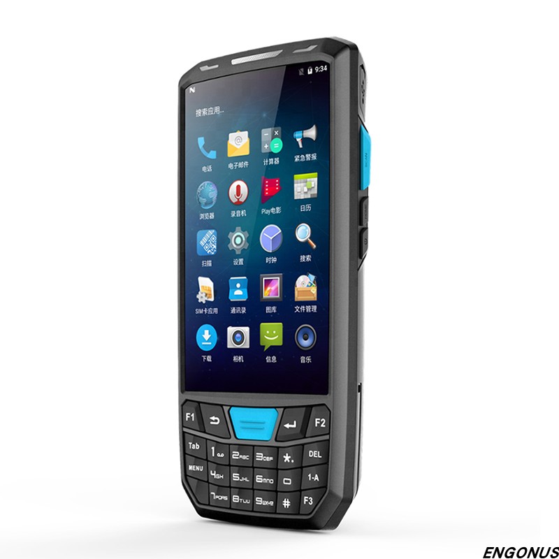 T80 pda mobile phone Android data collector supermarket inventory wireless scanning gun two-dimensional code ENGENUS
