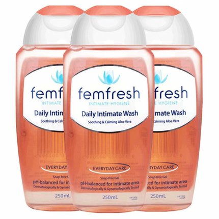 【自营】澳版femfresh芳芯女性私处洗护液3瓶日常洋甘菊护理洗液