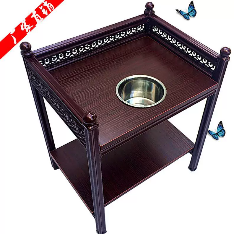 Bảng gỗ mạt chược bàn trà phụ kiện gia dụng lưỡng dụng trong nhà trà gạt tàn máy mạt chược bàn trà nhỏ bàn trà phòng trà giá - Các lớp học Mạt chược / Cờ vua / giáo dục