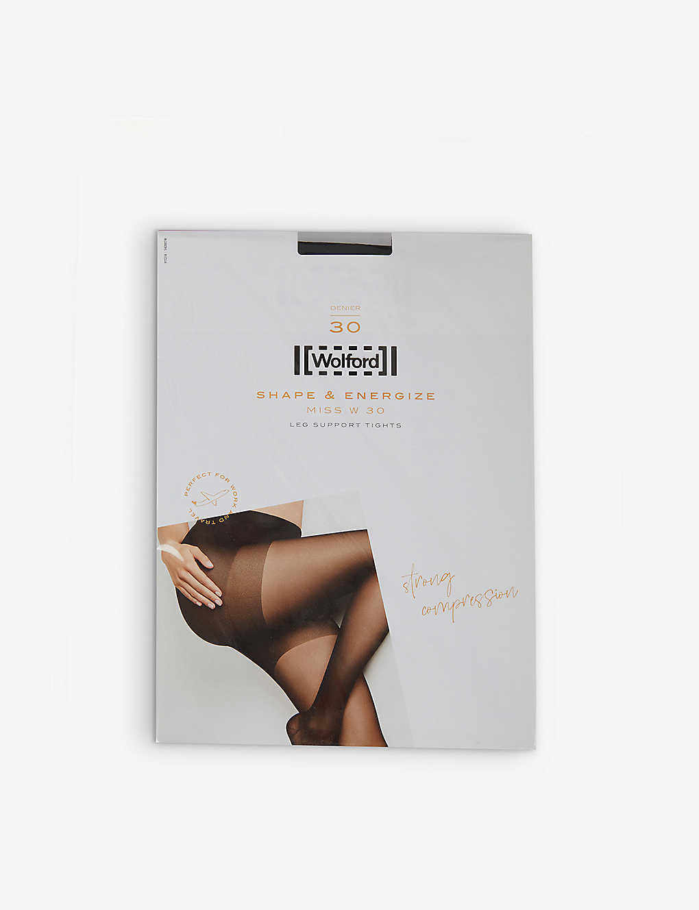 Spot Austria Wolford Miss w30 silk quality high elastic semi-permeable plastic body pantyhose lift hip