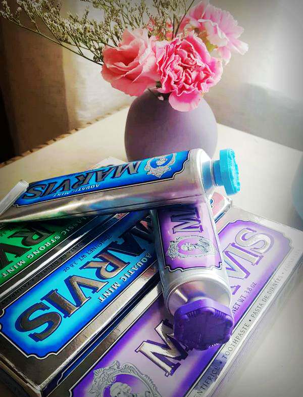 Spot Italy Marvis Whitening Ocean Jasmine Mint Toothpaste 75ml Note flavor