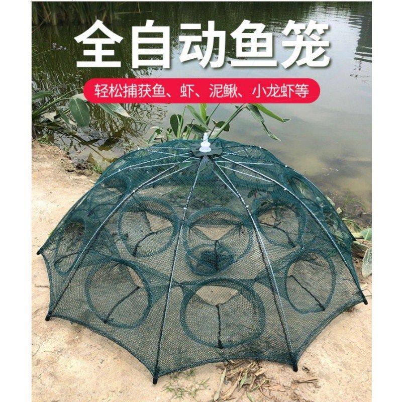 Outdoor fishing nets fishing nets fully automatic fishing cages Children fish nets Shrimp Cages Folded to catch Fish Cages Small Fish Shrimp Nets