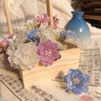 Camellia Ancient Hair Hairpin Headwear Hanfu Simple Accessories Hairpin Hairpin Hairpin hipster Joker Ancient Decoration Jewelry