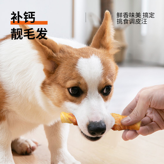 Dog molar stick puppies bite-resistant dog bones small dogs medium-sized dogs calcium supplement Teddy corgi tooth cleaning pet snacks