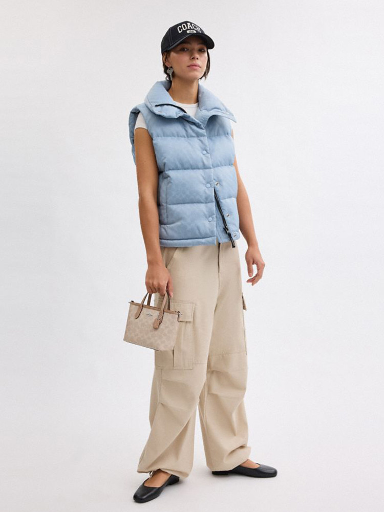 [in Stock in China] Coach/Coach Mini City Tote Bag, Shoulder Bag, Crossbody Bag, Handbag for Women, Gift for Girlfriend