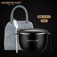 Черная льняная сумка, универсальная вилка из нержавеющей стали, 1 шт