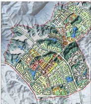 Urban design Quick question marker expression Land and space planning Planning analysis diagram General planning plan