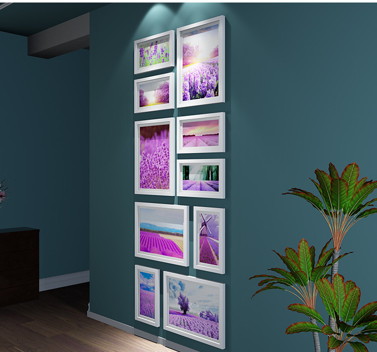 Фоторамка, современная и минималистичная настенная фотография из натурального дерева 