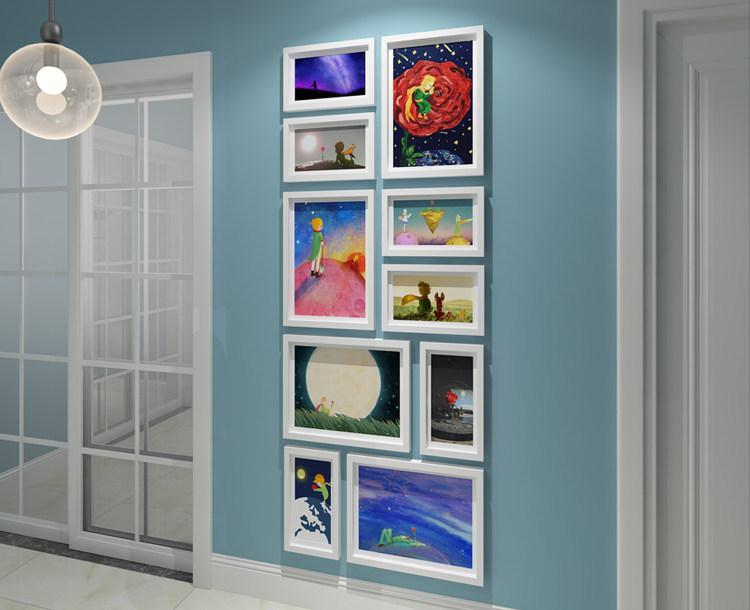 Фоторамка, современная и минималистичная настенная фотография из натурального дерева 