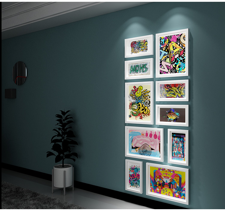 Фоторамка, современная и минималистичная настенная фотография из натурального дерева 