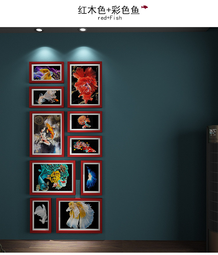 Фоторамка, современная и минималистичная настенная фотография из натурального дерева 