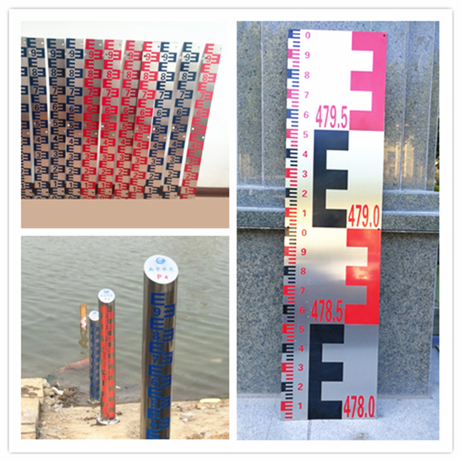 Manufacturer water ruler customized water level ruler stainless steel enamel aluminum alloy polymer water level ruler cylindrical flat curved