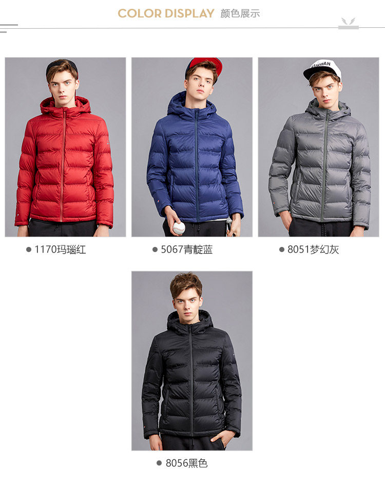 Blouson homme BOSIDENG    en Nylon - Ref 3120520 Image 12