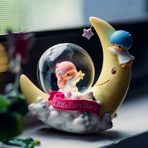 jarll desktop cute ornaments Gemini moon creative desktop girls children birthday creative gifts daughter