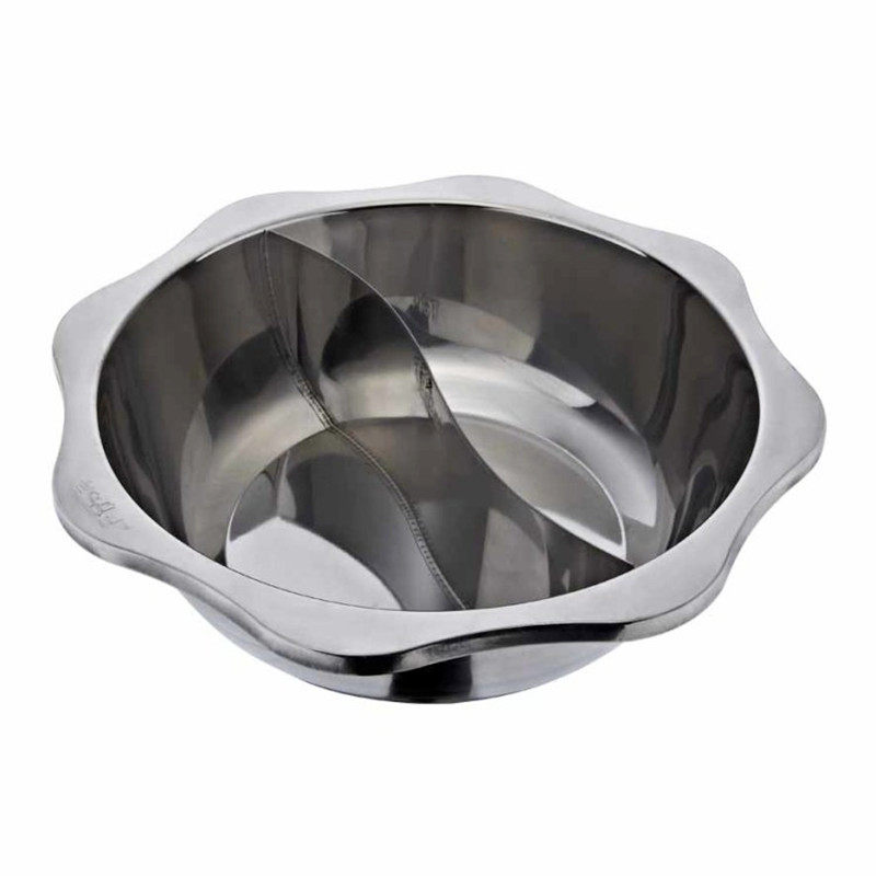 Mandarin skillet hot pot boiler Thickened Domestic Induction Cookpot with stainless steel hot pot pan Hot Pot Clear Soup Pot Aniseed Hotpot Pan